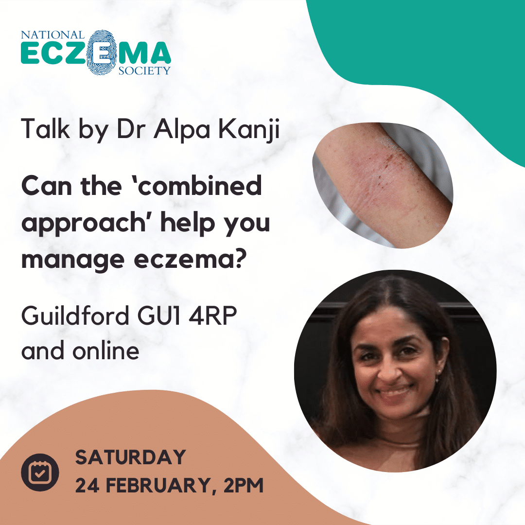 A promotional image saying: Can the combined approach help you manage eczema?