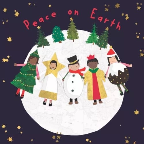 A picture of a christmas card